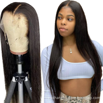 Transparent HD Full Lace Human Hair Wig, 613 Wig 40 Inch Glueless Brazilian Virgin Human Hair Full Lace Wig For Black Women